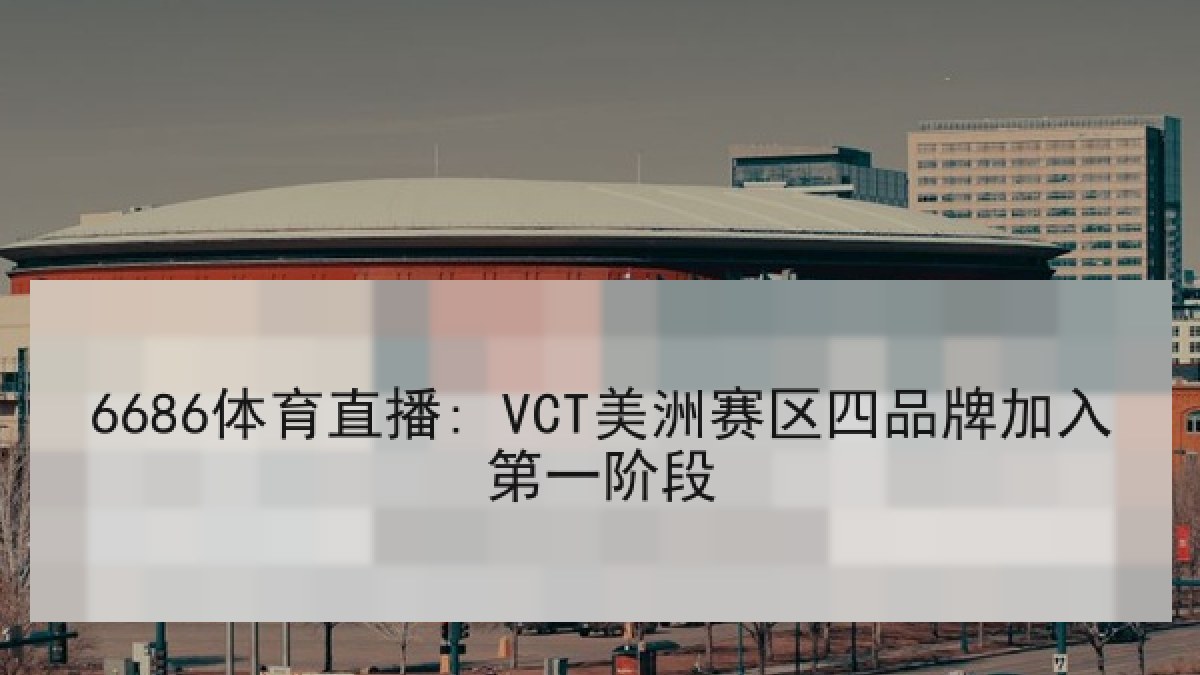 6686体育直播: VCT美洲赛区四品牌加入第一阶段